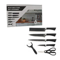 2285 Stainless Steel Knife Set With Chef Peeler And Scissor (6 Pieces) DeoDap