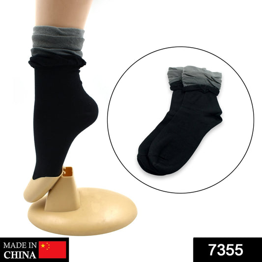 7355 Socks Breathable Thickened Classic Simple Soft Skin Friendly DeoDap