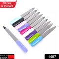 1457 Stainless Steel Professional Nail File Double Sides Great for Thick Nails ( 10 pcs ) DeoDap