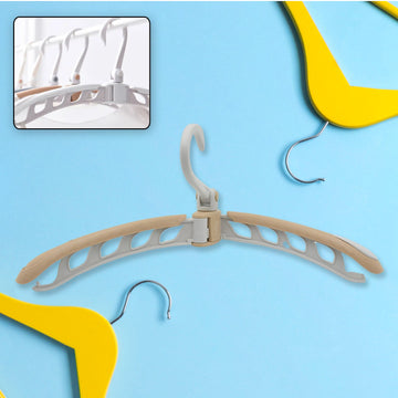 0279 Portable Folding 360 Degree Rotating Clothes Hangers Travel Foldable & Adjustable Accessories Foldable Clothes Hangers Drying Rack for Travel (1 Pc)