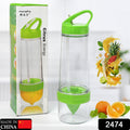 2474 Citrus Zinger Sports Bottle with Juice Maker Infuser Bottle DeoDap