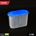 2180 Plastic Storage Containers with Lid (1200 ML) DeoDap