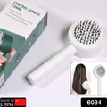 6034﻿ Air Cushion Massage Brush, Airbag Massage Comb with Long Handle, Self-Cleaning Hair Brush, Detangling Anti-Static for All Hair DeoDap