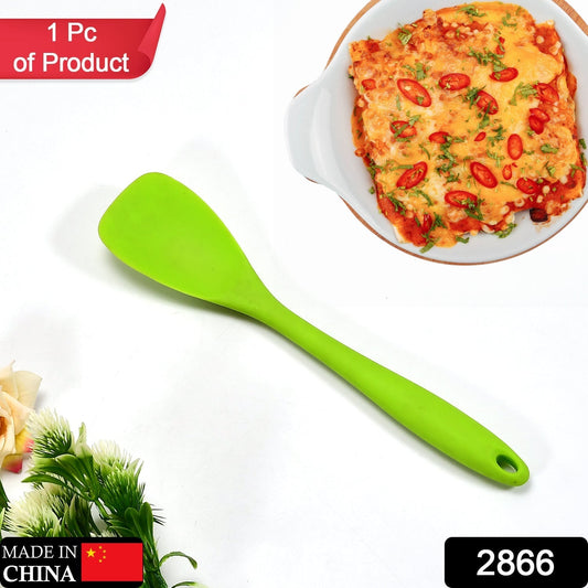 2866 Silicone Spoonula, Spatula Spoon, High Heat Resistant, Non Stick Rubber Utensil DeoDap