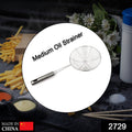 2729 Medium Oil Strainer To Get Perfect Fried Food Stuffs Easily Without Any Problem And Damage. DeoDap