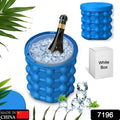 7196 Magic Silicone Ice Cube Maker Genie Space Saving Kitchen Ice Bucket Summer Beach. DeoDap