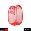 248 Laundry Hamper Mesh Fabric For Ventilation Foldable Storage Pop Up Clothes Basket DeoDap