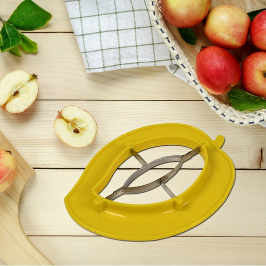 2356 Mango Cutter Slicer Machine Tool Cutter With Sharp Blades Cutter Non Slip Handle ( 1pc ) DeoDap