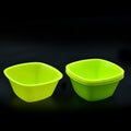 2427 Square Plastic Bowl For Serving Food (Pack of 4) DeoDap