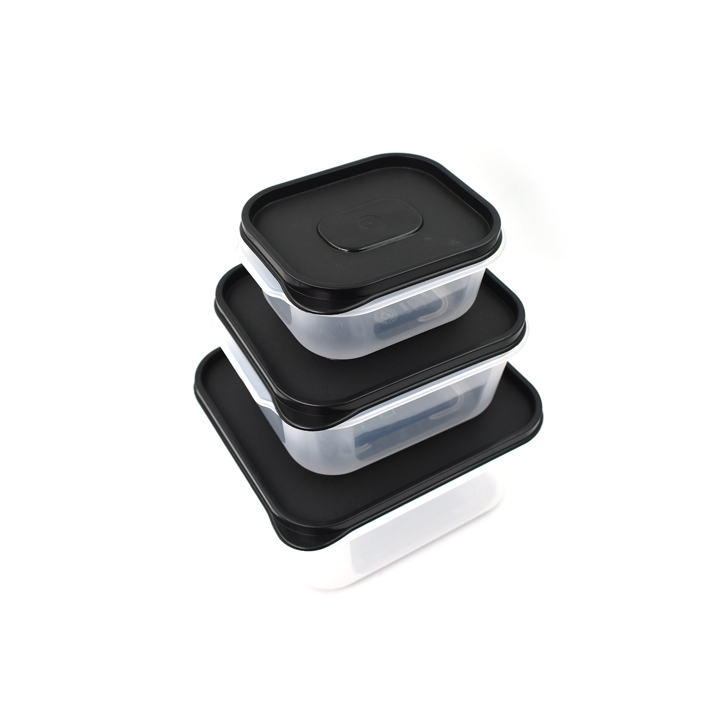 2748 3 Pc Square Container used by various types of peoples for storing their types of stuffs and all purposes. DeoDap