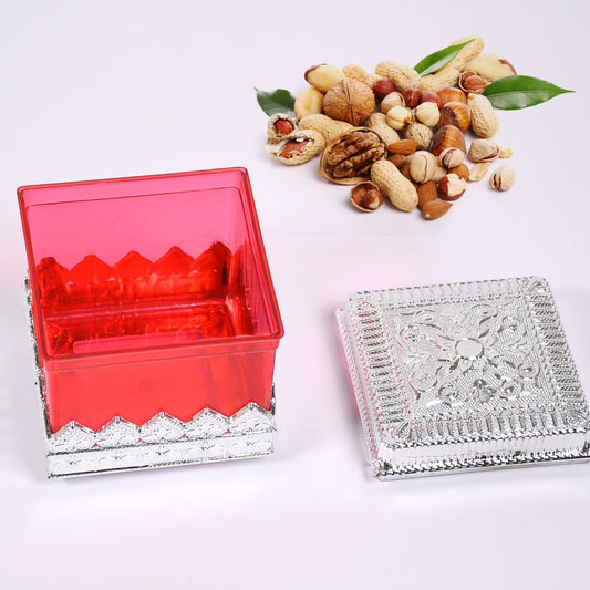 7129 RUBY DRYFRUIT STORAGE CONTAINER  ATTRACTIVE DESIGN BOX FOR HOME , GIFTING & KITCHEN USE DeoDap