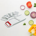 0141B  6in1 Slicer Multi Purpose Vegetable Slicer Grater For Kitchen Use DeoDap