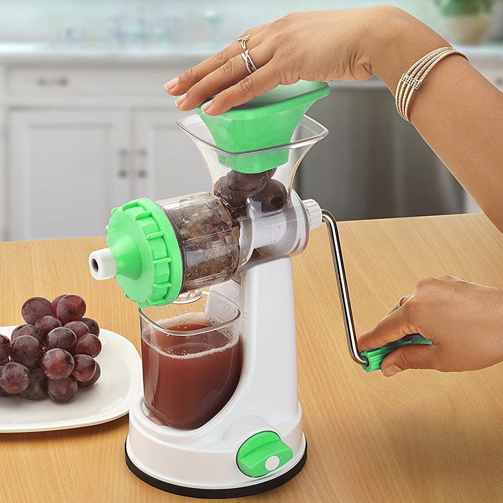 2369 Manual Fruit & Vegetable Juicer with Steel Handle Fruit Juicer DeoDap