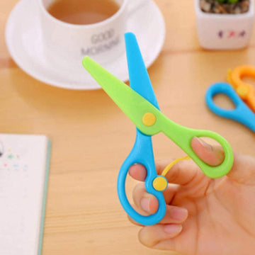 1569A Plastic Safety Scissor, Pre-School Training Scissors.