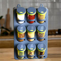 2575 Space Saver Spice Rack  9 Piece Spice Set DeoDap