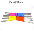 2597 Vegetable Knife For Easily Cutting Vegetable or Fruits (Pack Of 12Pcs) DeoDap