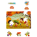 4826 4 In 1 Jigsaw Puzzle widely used by kids and children for playing and enjoying purposes in all kinds of places etc. DeoDap