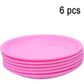 2185 Round Shaped Mini Soup Plates/Dishes - 6 pcs DeoDap