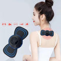 6204 Portable USB Neck Massager Electric Neck Massager Automatic Massage Enhancer Mini Cervical Massager EMS Lymphatic Drainage Massage with Cable DeoDap