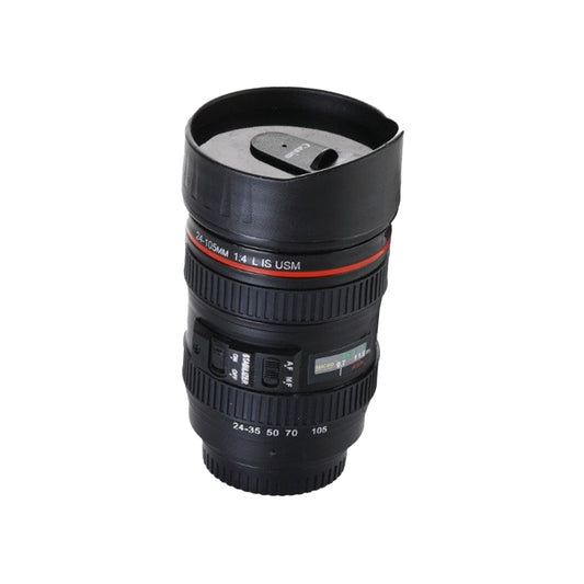 0720 Camera Lens Shaped Coffee Mug Flask With Lid DeoDap