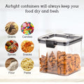 2763 4Pc Square Container 700Ml Used For Storing Types Of Food Stuffs And Items. DeoDap