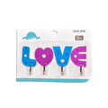 1121 Love Shape Self Adhesive Hooks DeoDap