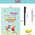 8075 4 Pc Magic Copybook widely used by kids, children’s and even adults also to write down important things over it while emergencies etc. DeoDap