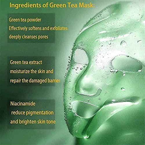 1205 Green Tea Purifying Clay Stick Mask Oil Control Anti-Acne Eggplant Solid Fine, Portable Cleansing Mask Mud Apply Mask, Green Tea Facial Detox Mud Mask DeoDap