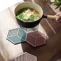 4051 Dining Table mat Heat Insulation pad Nordic Heat-Resistant Anti-Scald mats Household Kitchen Pot mats Coasters ( 1 pcs ) DeoDap