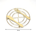 2479 Hot Pot Stand Stainless Steel Heat Resistant Round Table Ring DeoDap