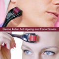 6602 Derma Roller Anti Ageing and Facial Scrubs & Polishes Scar Removal Hair Regrowth (1mm) DeoDap