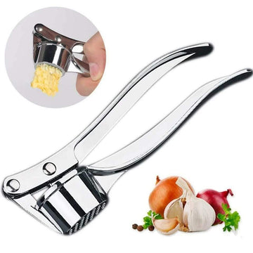 3042 Stainless Steel Garlic Press Crusher,Crusher,Squeezer,Masher,and Lemon Juicer DeoDap