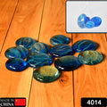 4014 Glass Gem Stone, Flat Round Marbles Pebbles for Vase Fillers, Attractive pebbles for Aquarium Fish Tank. DeoDap