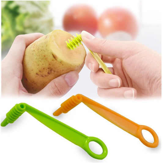 2013 Kitchen Plastic Vegetables Spiral Cutter / Spiral Knife / Spiral Screw Slicer DeoDap