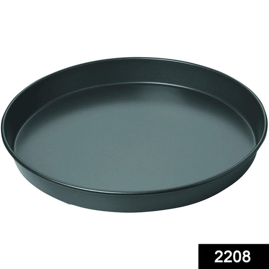 2208 Steel Non-Stick Round Plate Cake Pizza Tray Baking Mould DeoDap