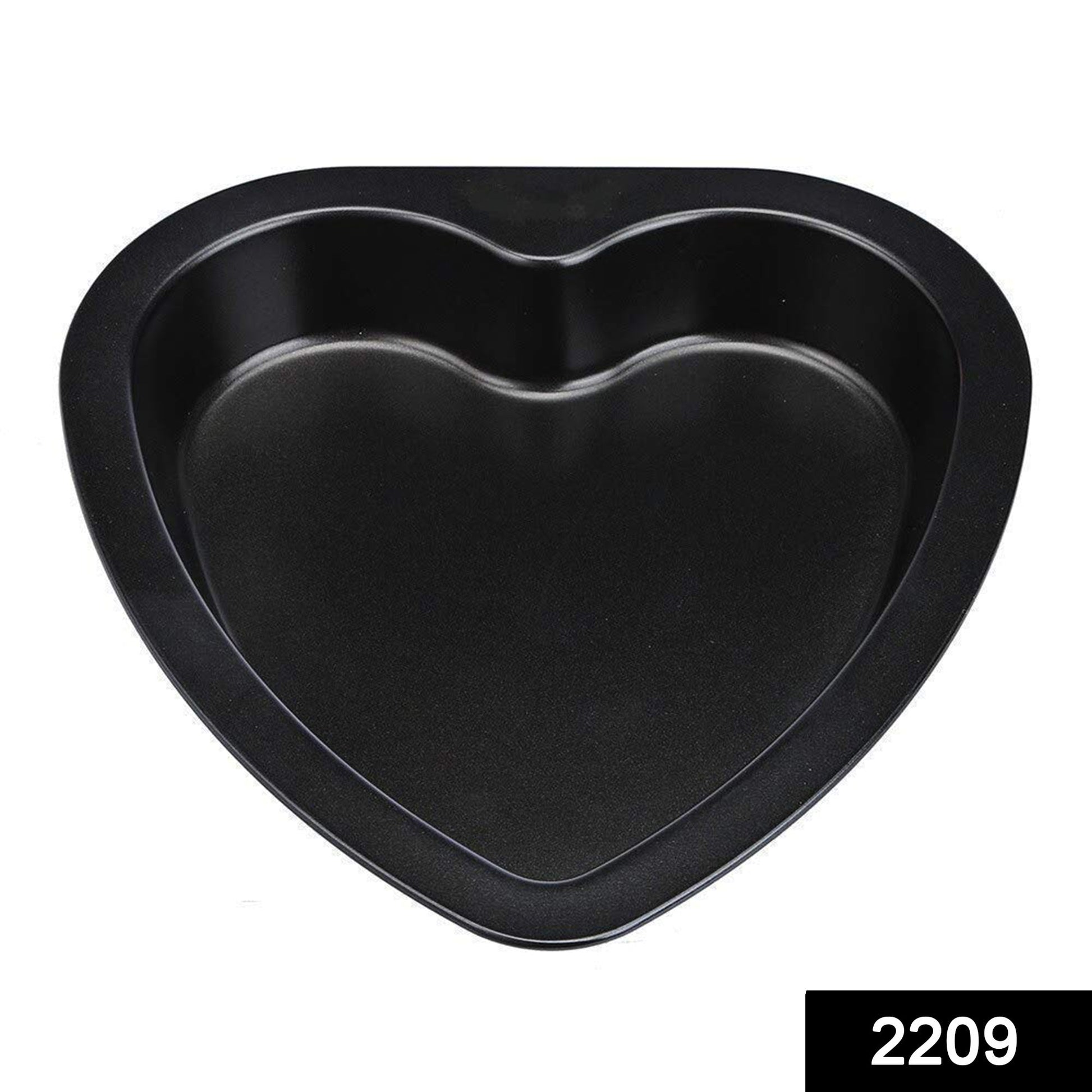 2209 Heart Shape Cake Mould Non Stick  Steel 1 kg Cake Baking Tray ( 23cm) DeoDap