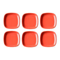 2394 Microwave Safe Quarter Plates  Square 6 Pcs, DeoDap