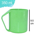 2564 Glossy Finish  Coffee Tea Milk Plain Mug 350ml DeoDap