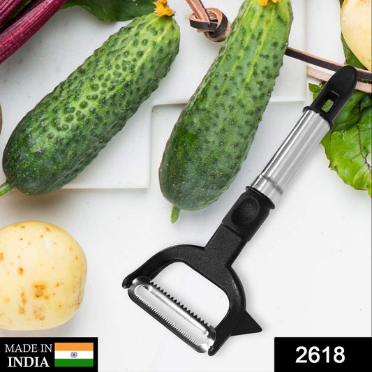 2618 2-in-1 Double Julienne and Vegetable Peeler DeoDap