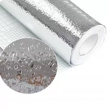 9075 Aluminium foil for Kitchen and Aluminium Foil Paper Sticker Roll for Kitchen Wall, Drawers. (60cm*2Meter) DeoDap