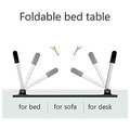 7854 FOLDABLE BED STUDY TABLE PORTABLE MULTIFUNCTION LAPTOP TABLE LAPDESK FOR CHILDREN BED FOLDABLE TABLE WORK OFFICE HOME WITH TABLET SLOT & CUP HOLDER DeoDap