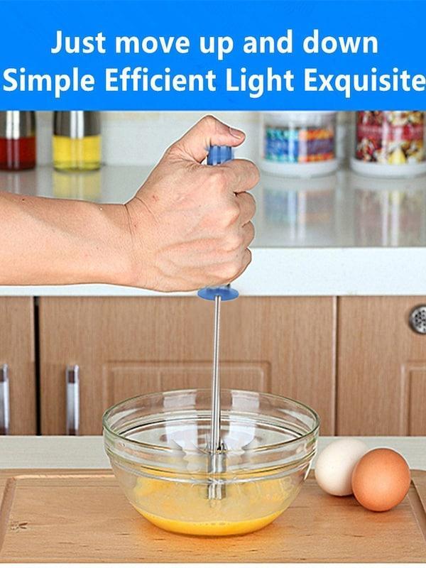 191 Stainless Steel Mixi Egg / Lassi / Butter Milk Maker / Mixer Hand Blender DeoDap