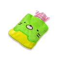 6514 Green Kitty small Hot Water Bag with Cover for Pain Relief, Neck, Shoulder Pain and Hand, Feet Warmer, Menstrual Cramps. DeoDap