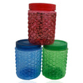 3739 Bubble Transparent Plastic Storage Jar 400ml (1Pc Only) DeoDap