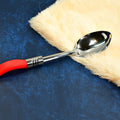 2936 Stainless Steel Serving Spoon with plastic handle DeoDap