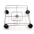 2787 Ss Square Oil Stand For Carrying Oil Bottles And Jars Easily Without Any Problem. DeoDap