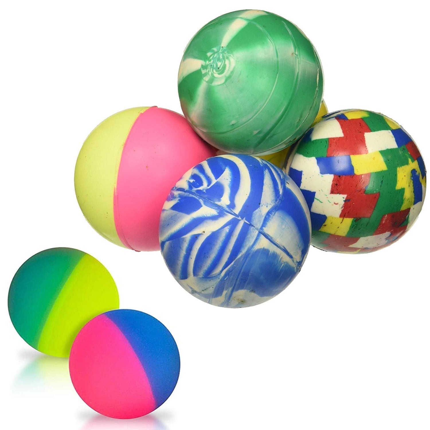 1956 Crazy Bouncy Jumping Balls Set of 14Pcs DeoDap