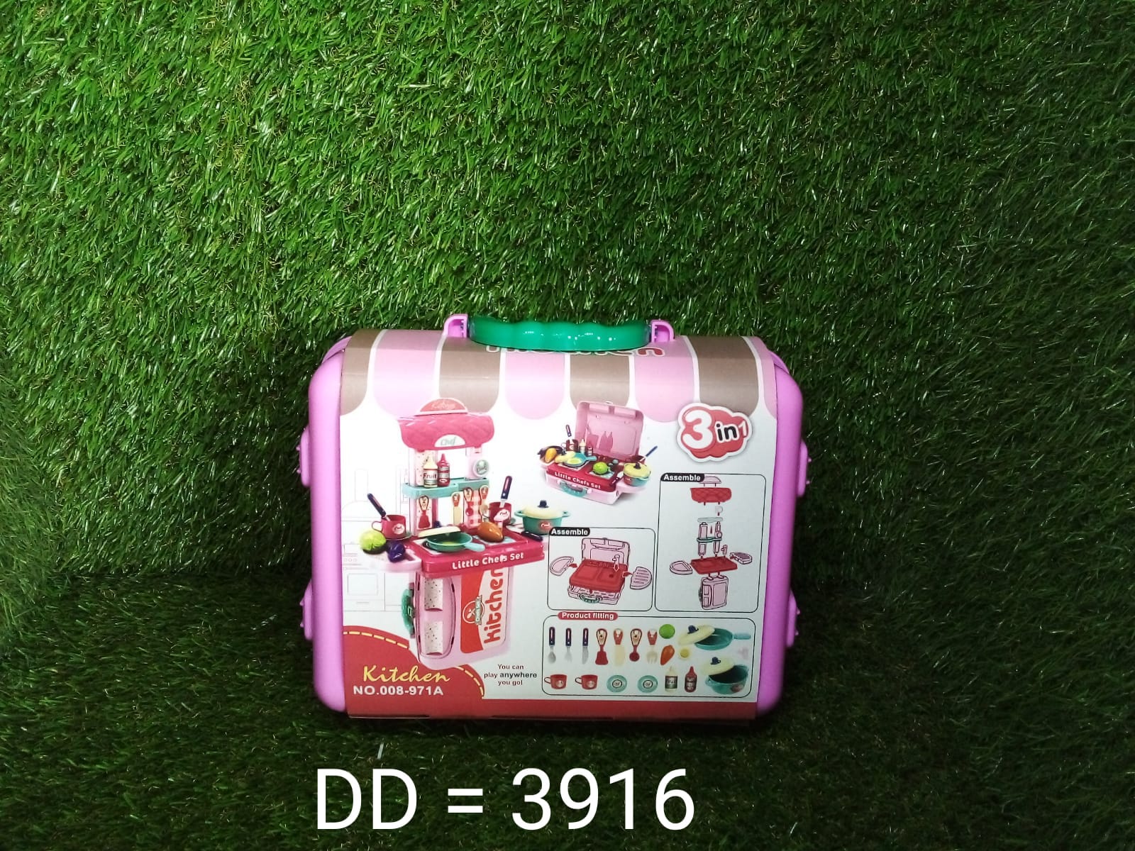 3916 Kitchen Cooking Set used in all kinds of household and official places specially for kids and children for their playing and enjoying purposes. DeoDap