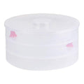 093 Plastic 3 Compartment Sprout Maker, White Your Brand