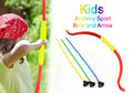 4621 Kids Archery Sport Bow and Arrow Toy Set with Quiver to Hold Arrows DeoDap